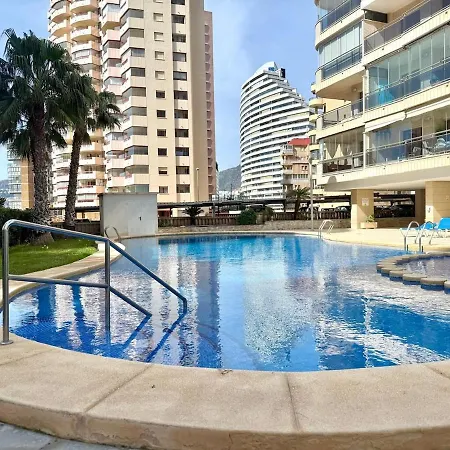 Bonito Con 1 Dormitorio, Piscina, Parking Y Wifi Lejlighed Calpe