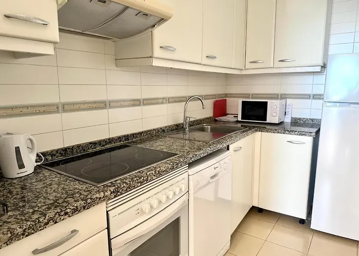 Bonito Con 1 Dormitorio, Piscina, Parking Y Wifi Appartement Calpe